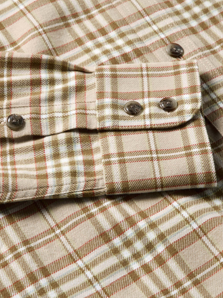 FLANNEL BUTTON DOWN SHIRT - Schaefer Outfitter