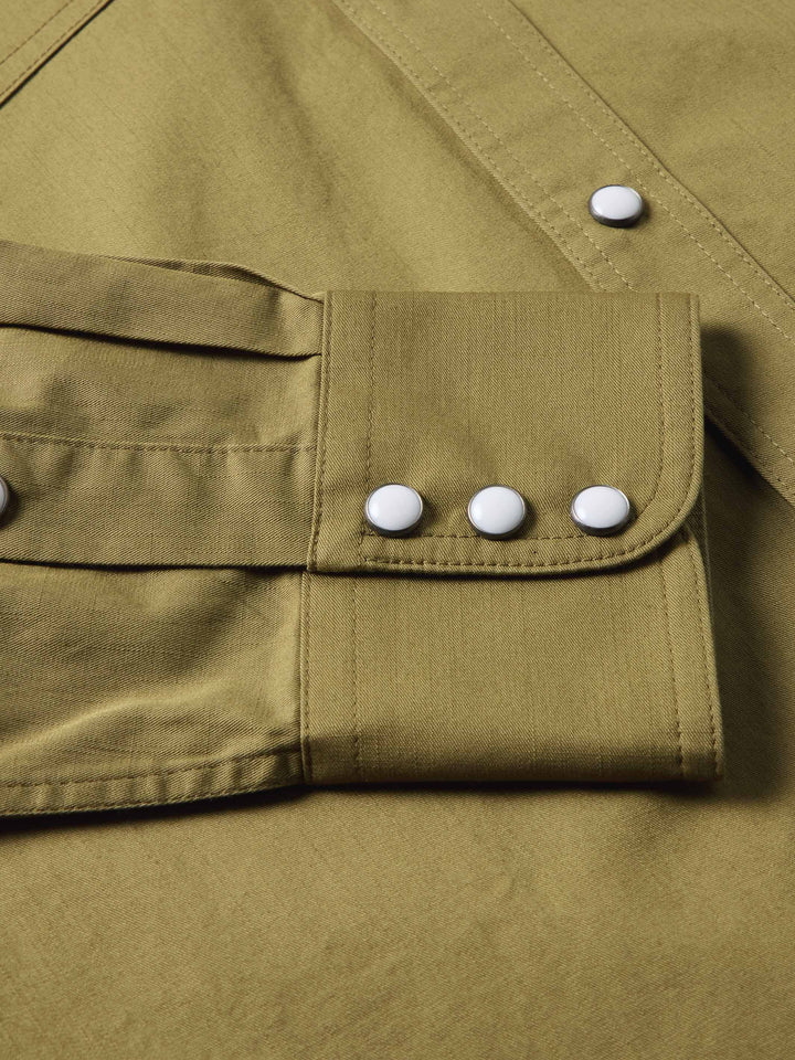 Slub Twill Shirt with Snaps - Schaefer Outfitter