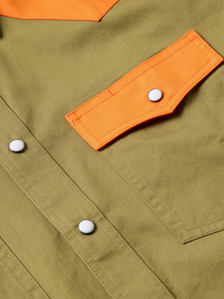 Slub Twill Shirt with Snaps - Schaefer Outfitter