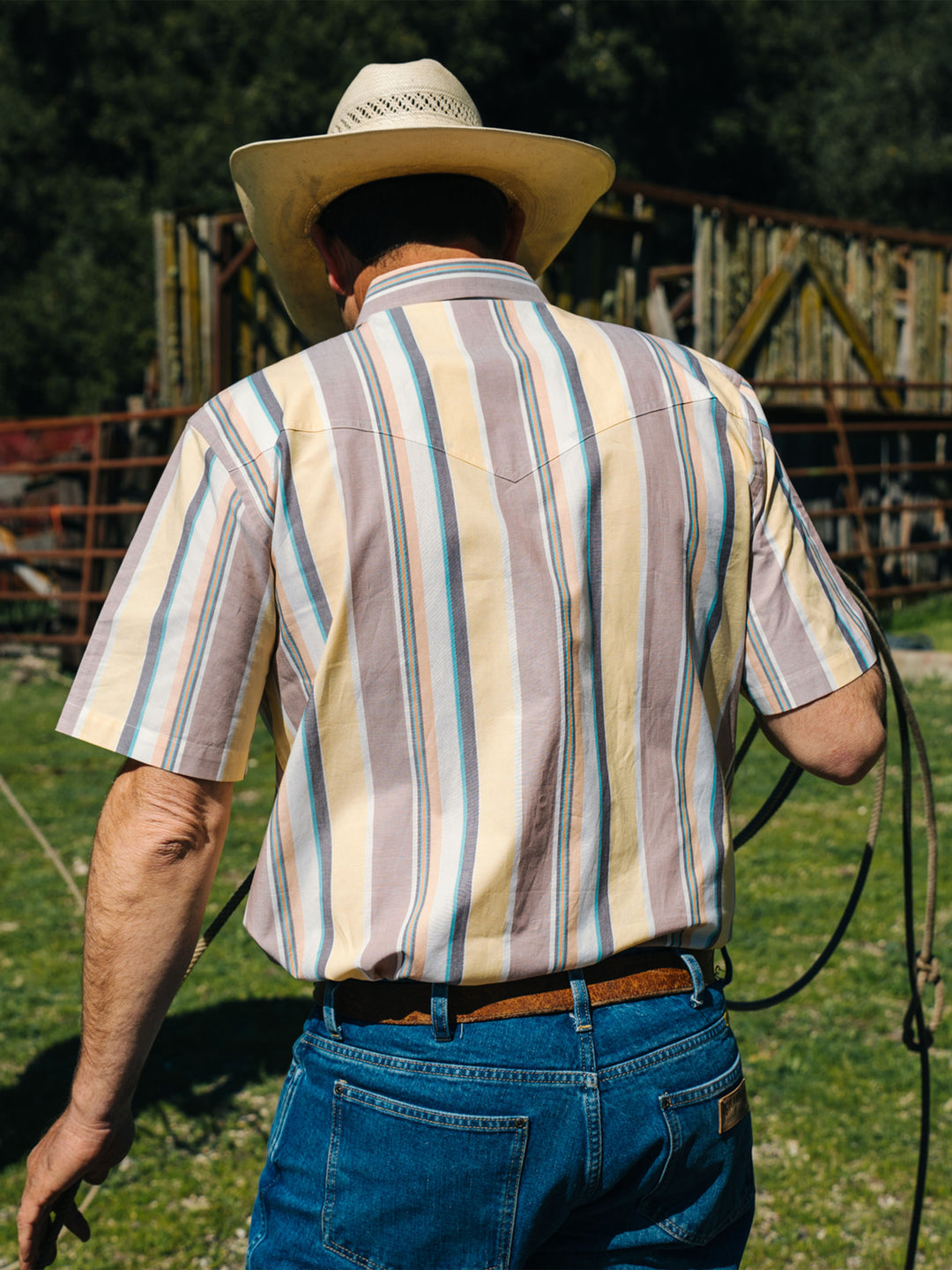 Short Sleeve Vintage Cotton Pearl Snap - Schaefer Outfitter