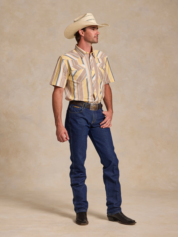 Short Sleeve Vintage Cotton Pearl Snap - Schaefer Outfitter