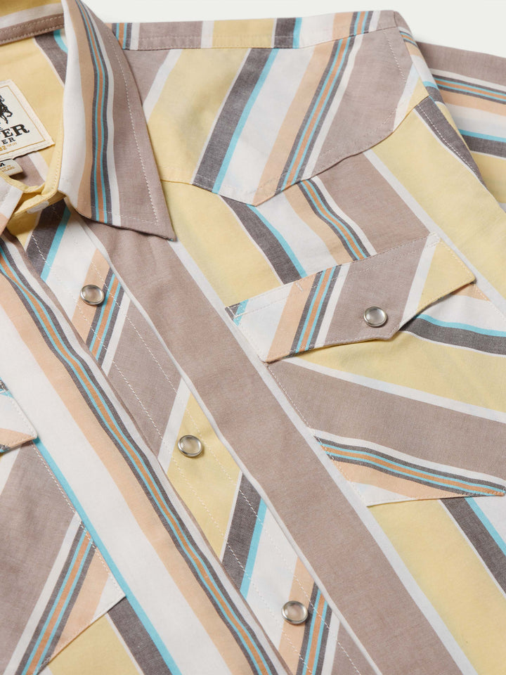 Short Sleeve Vintage Cotton Pearl Snap - Schaefer Outfitter
