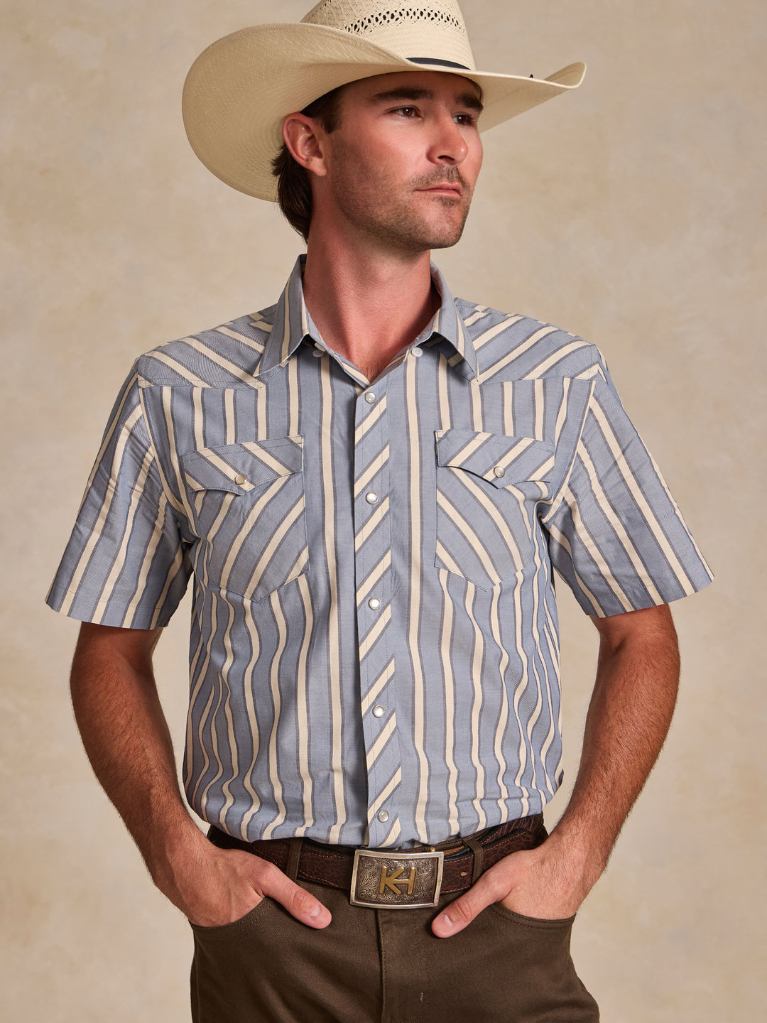 Short Sleeve Vintage Cotton Pearl Snap - Schaefer Outfitter