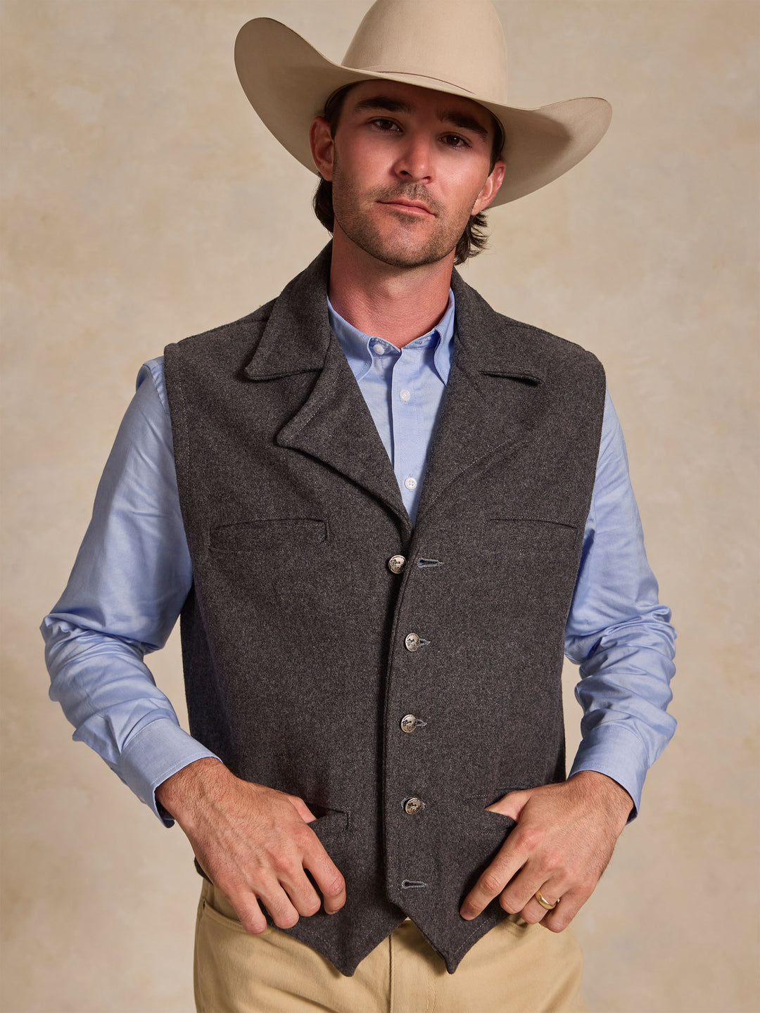 Classic Western Pinpoint Button-Down - Schaefer Outfitter