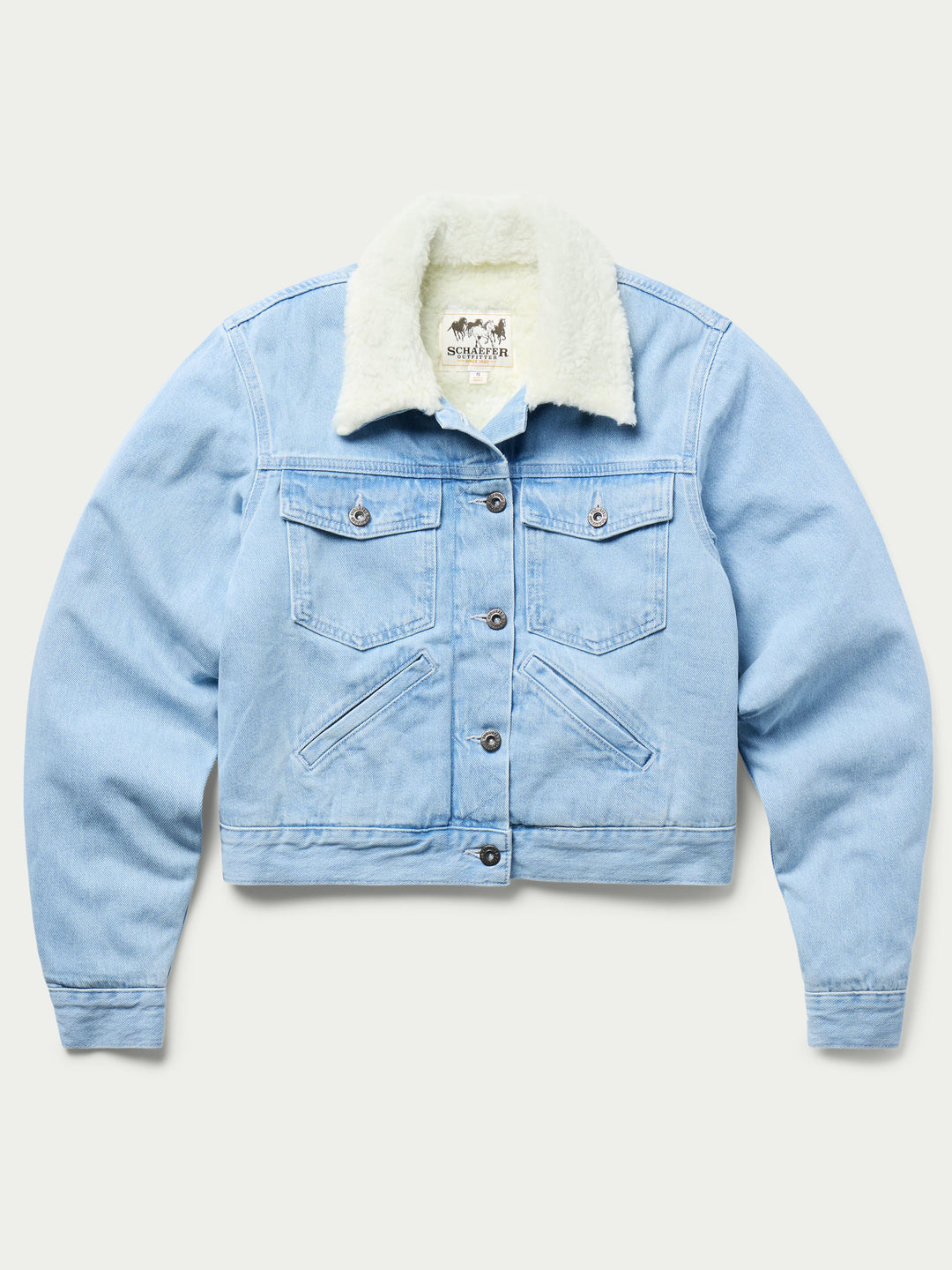 WOMEN'S SHERPA LINED DENIM JACKET - Schaefer Outfitter