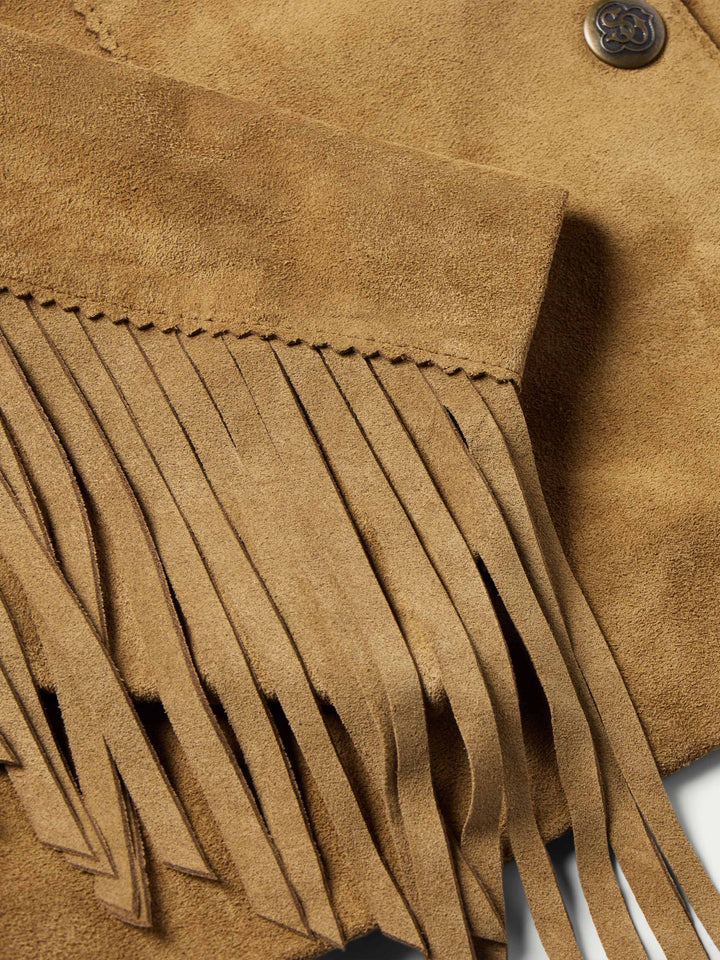 Women's Suede Fringe Jacket - Schaefer Outfitter